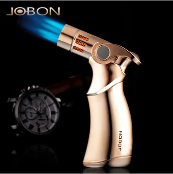 

Outdoor Butane four Jets Lighter Cigar Pipe strong Torch Turbo Lighter 4 Nozzles Windproof Spray Gun Metal Gas fuel CL003X