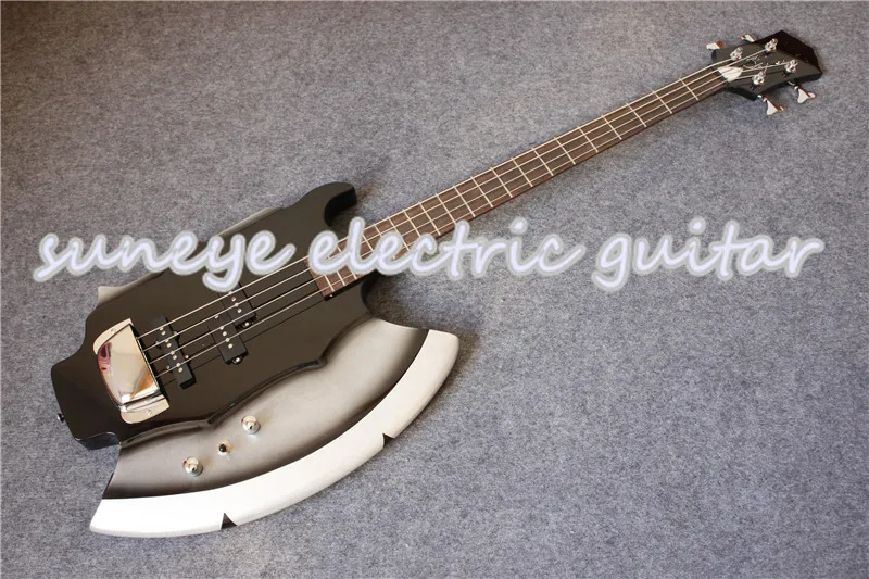 

Cort SIMMONS AXE Style 4 String Electric Bass Guitar Chrome Hardware Cort Guitar Bass 4 String In Stock