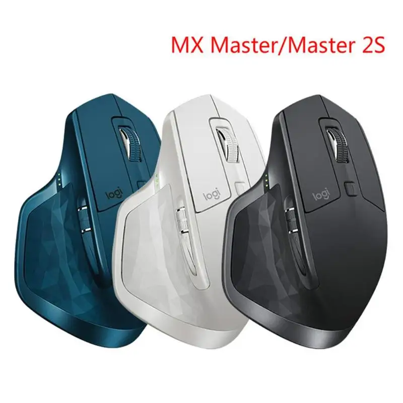  Logitech MX Master 2S Wireless Mouse 4000DPI Charging USB Bluetooth Gaming Mouse 7 Buttons Macro De