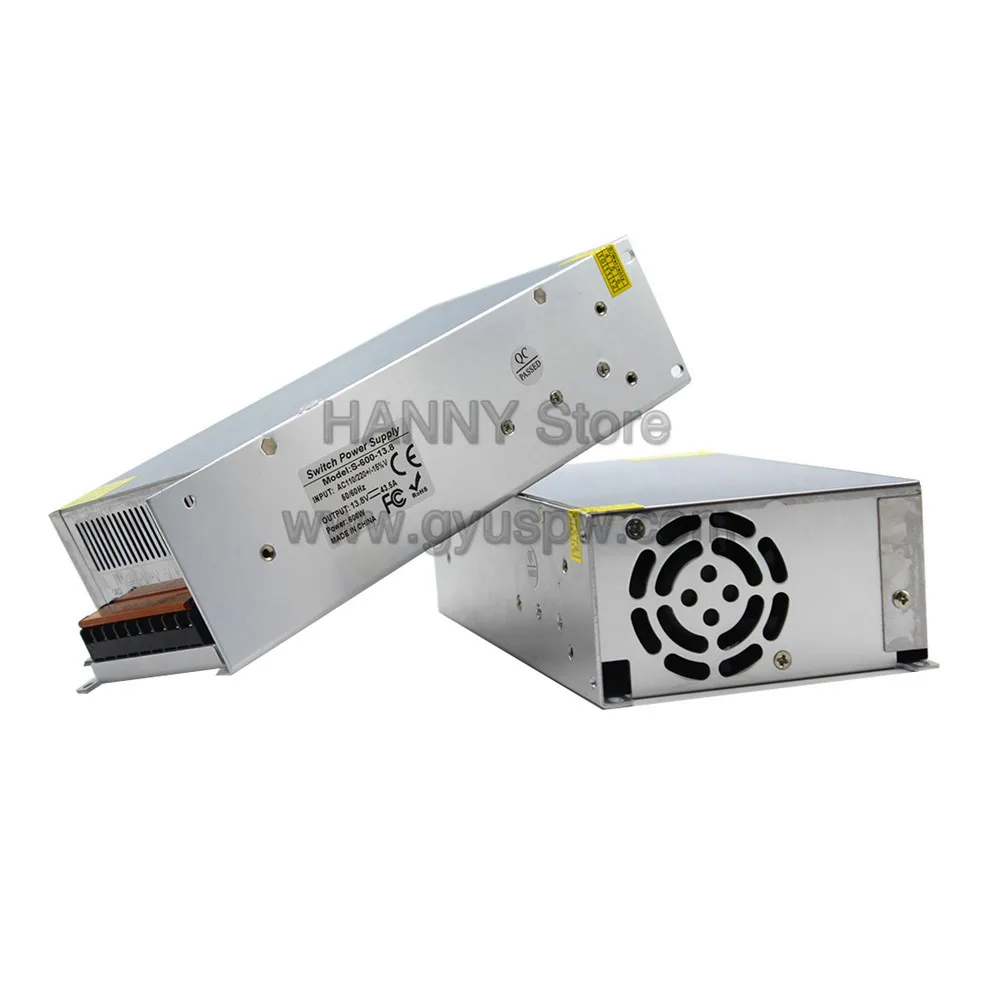 Питание DC 13,8 V 43,5 V 600W драйвер адаптера питания трансформатор AC110V 220V постоянного тока до DC13.8V Источники питания для светодиодный освещения CCTV