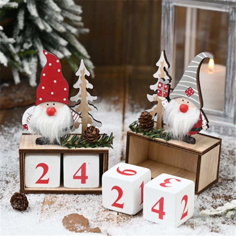 Christmas 2022 For 7 Year Old 2022 New Year Decoration Christmas Decoration Countdown Calendar Wooden  Ornaments Christmas Forest Old Man Merry Christmas Noel|Pendant & Drop  Ornaments| - Aliexpress