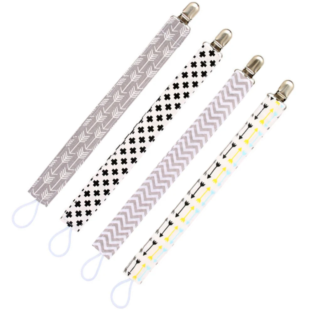 Toys Teether Pacifier Chain Strap Holder Belt Saver Pacifier Clip Toy Fixed Anti-Drop Hanger Belt Holder Baby Stroller Accessory