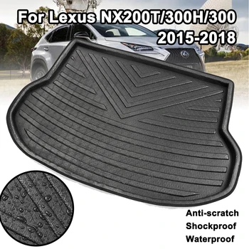 

Rear Trunk Mat Floor Tray Carpet Mud Kick Pad Cargo Boot Liner Car Accessories for Lexus NX NX200T NX300H NX300 2015-2018