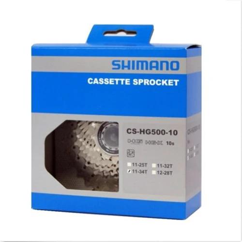 Shimano 10 скоростей MTB горный велосипед Freewheel кассета 11-34T CS-HG500-10 велосипед - Цвет: CS-HG500-10