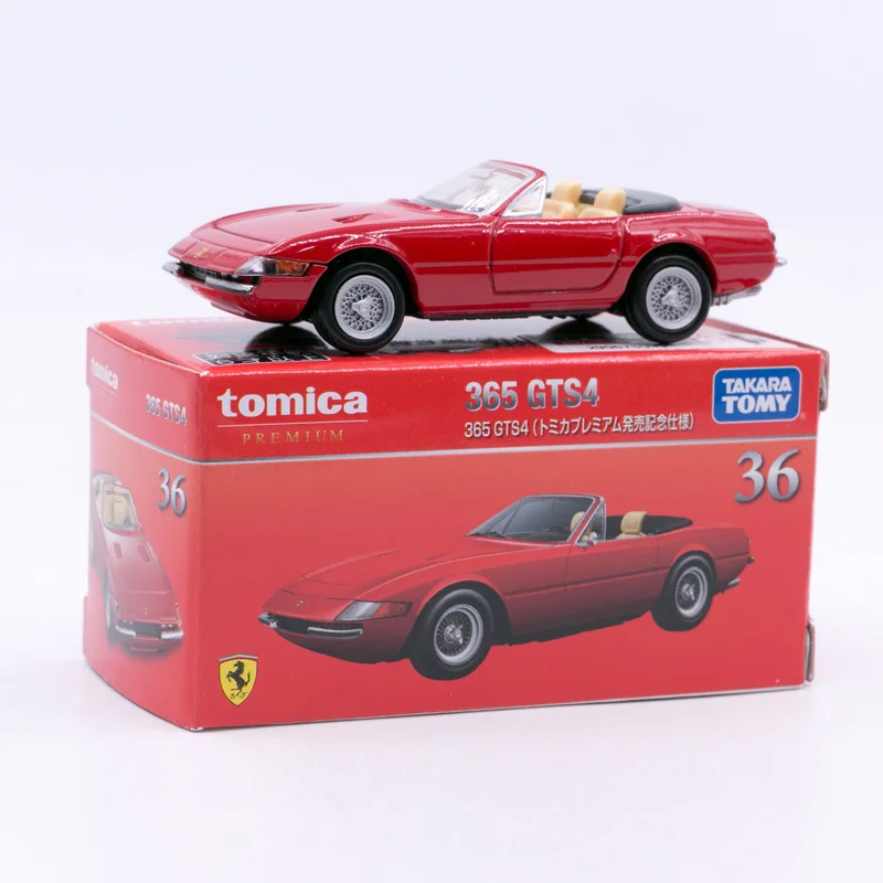 Takara Tomy Tomica PREMIUM 36 Ferrari 365 GTS4 Rot Special Edition Mini