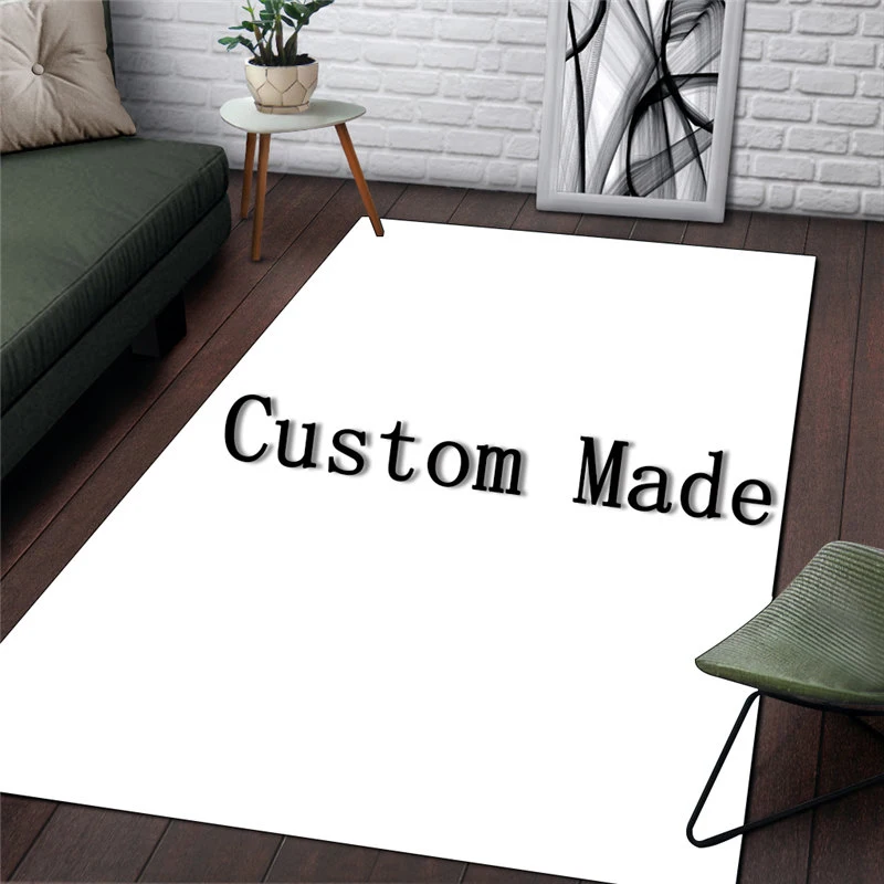 Customized Rug Carpet DIY Home Square For Living /Kitchen/Bath Room Funny Christmas Gift Anime Personaliz Fashion RUG | Дом и сад
