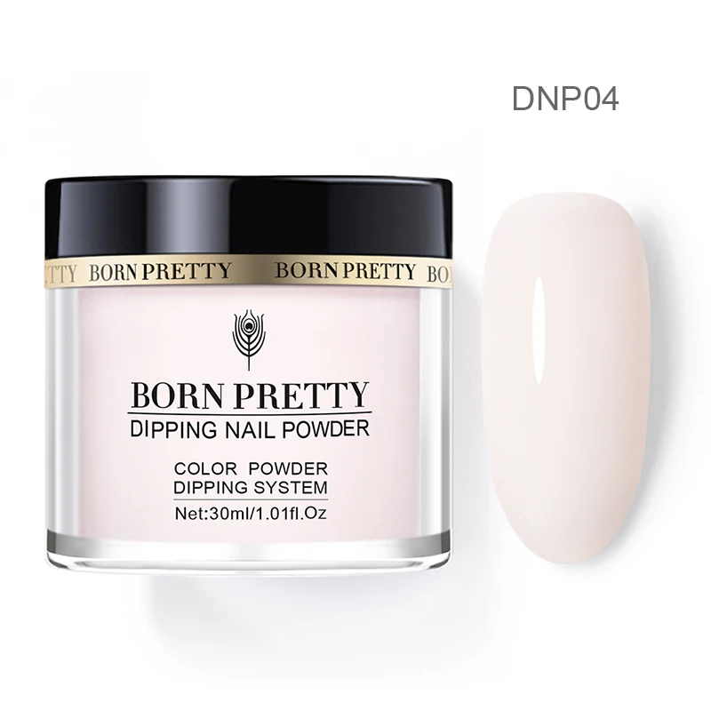 BORN PRETTY 10 ml Starlit Dipping Nail Powder Glittery Natural Dry Translucent Powder Dust Nail Art Decoration DIY Manicuring - Цвет: BP-DNP04-30ML