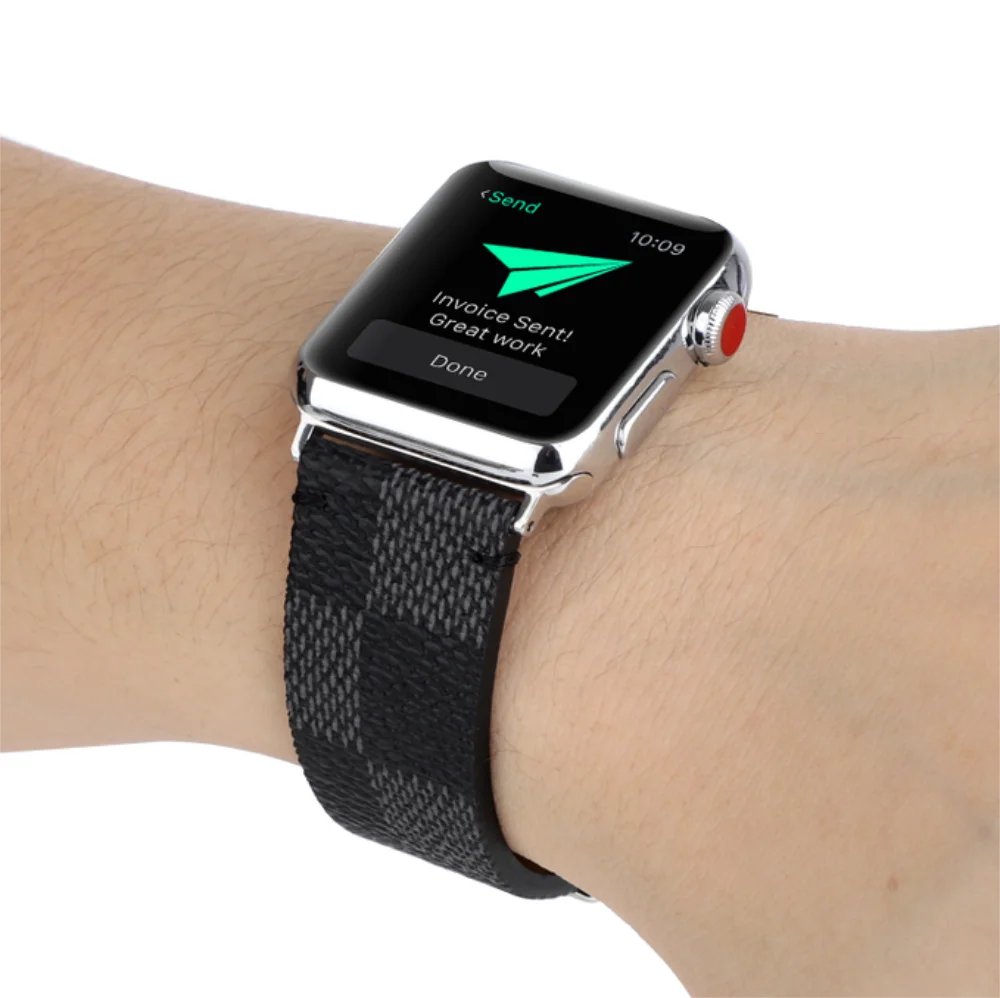 Ремешок из натуральной кожи для Apple Watch band 4 3 iwatch 42 мм 38 мм 44 мм 40 мм pulseira correa браслет умные часы аксессуары петля