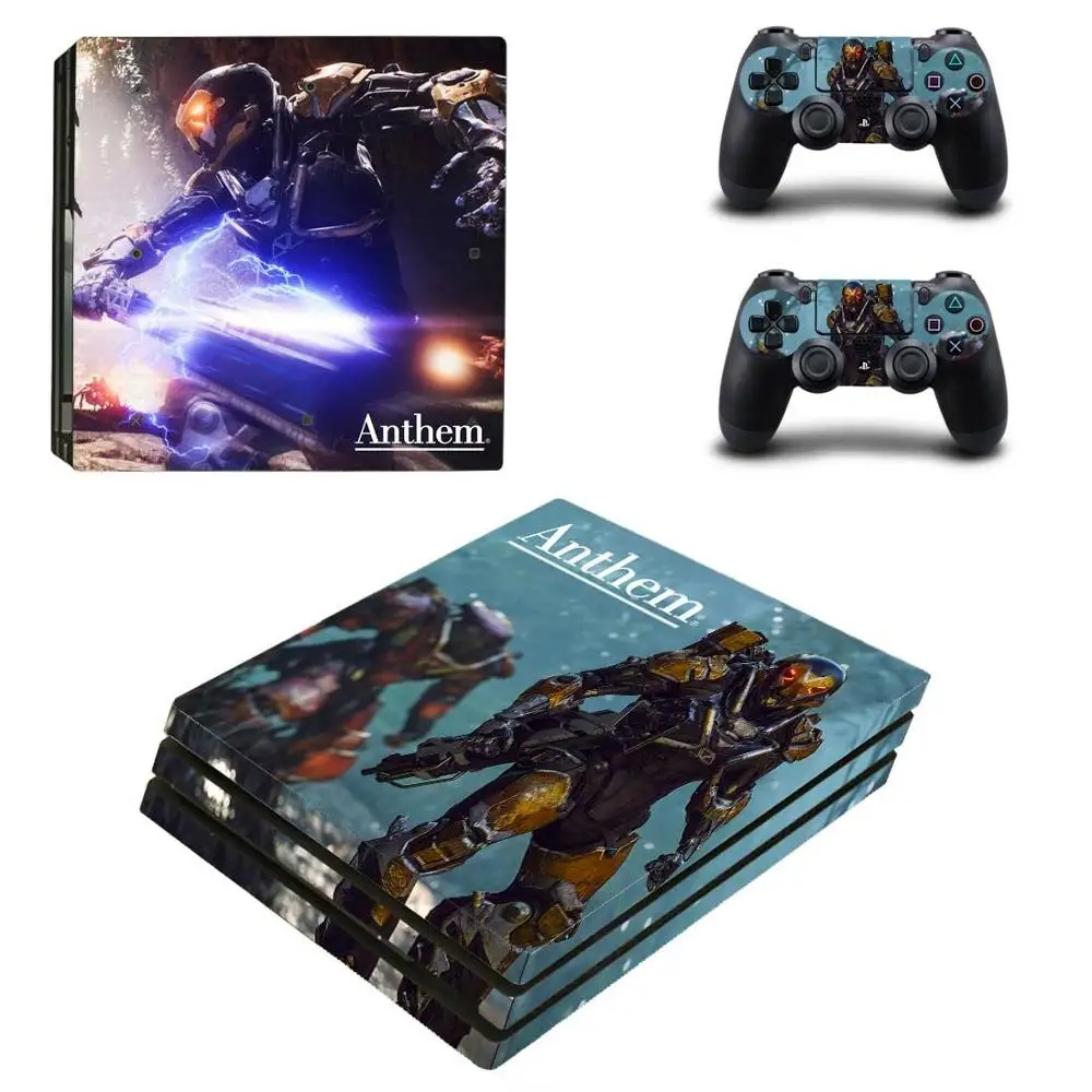 YSP4P-3150 PS4 Pro Anthem стикер s PS 4 Play станция 4 Pro наклейка на кожу наклейки Pegatinas для playstation 4 Pro консоль и контроллер - Цвет: YSP4P-3150