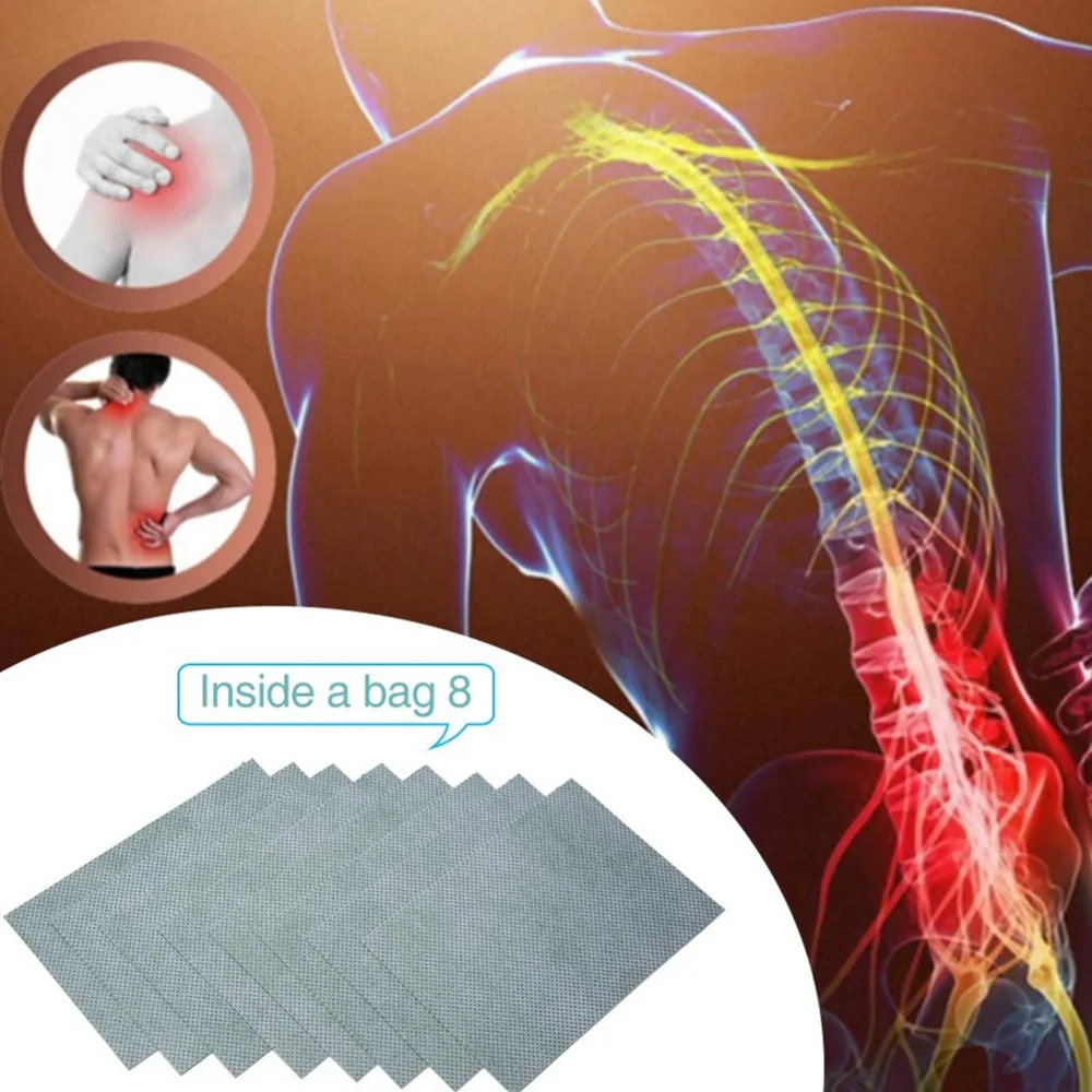 64Pcs/8Bag Chinese Pain Relief Patch Analgesic Plaster for Joint Pain Rheumatoid Arthritis anti-inflammatory Massage Health Care