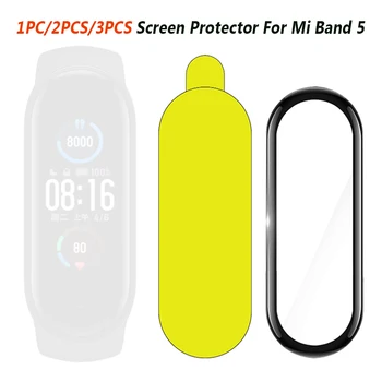 

Ultra Thin High Sensitive Protective Film Full Cover Soft HD Screen Protector TPU Scratch Resistant Accessories For Mi Band 5