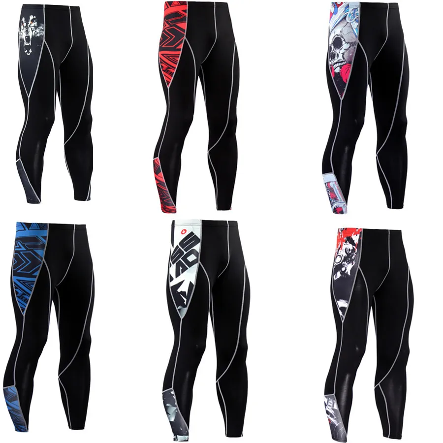 

Compression Pants Running Tights Men Leggings Gym Fitness Crossfit Quick Dry Sportswear Workout Training Bottoms Sport Trousers