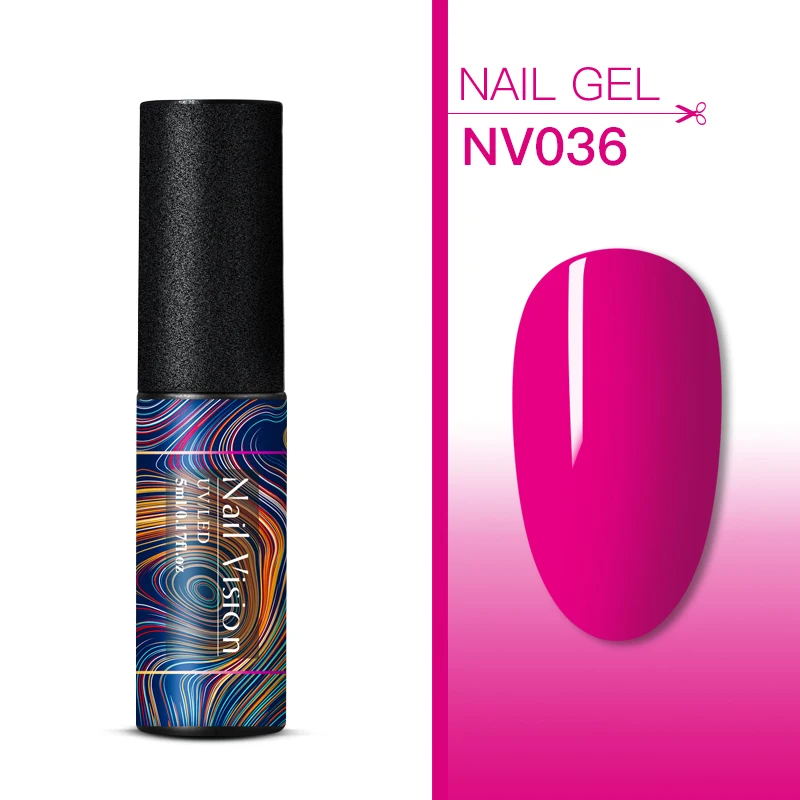 Nail Vision набор однотонных гелей для ногтей 176 цветов УФ-Гель-лак 5 мл полуперманентный лак для маникюра - Цвет: HHS06631