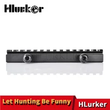 Hlurker Тактический 0," стояк 13 слот прозрачное крепление 20 мм Пикатинни Вивер рельс для AR15 M4 M16 Охотничьи Аксессуары для страйкбола
