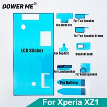 Dawer Me lcd клейкая передняя рамка клеевой динамик громкий динамик Пылезащитная сетка полный набор наклеек для SONY Xperia XZ1 G8341 G8342