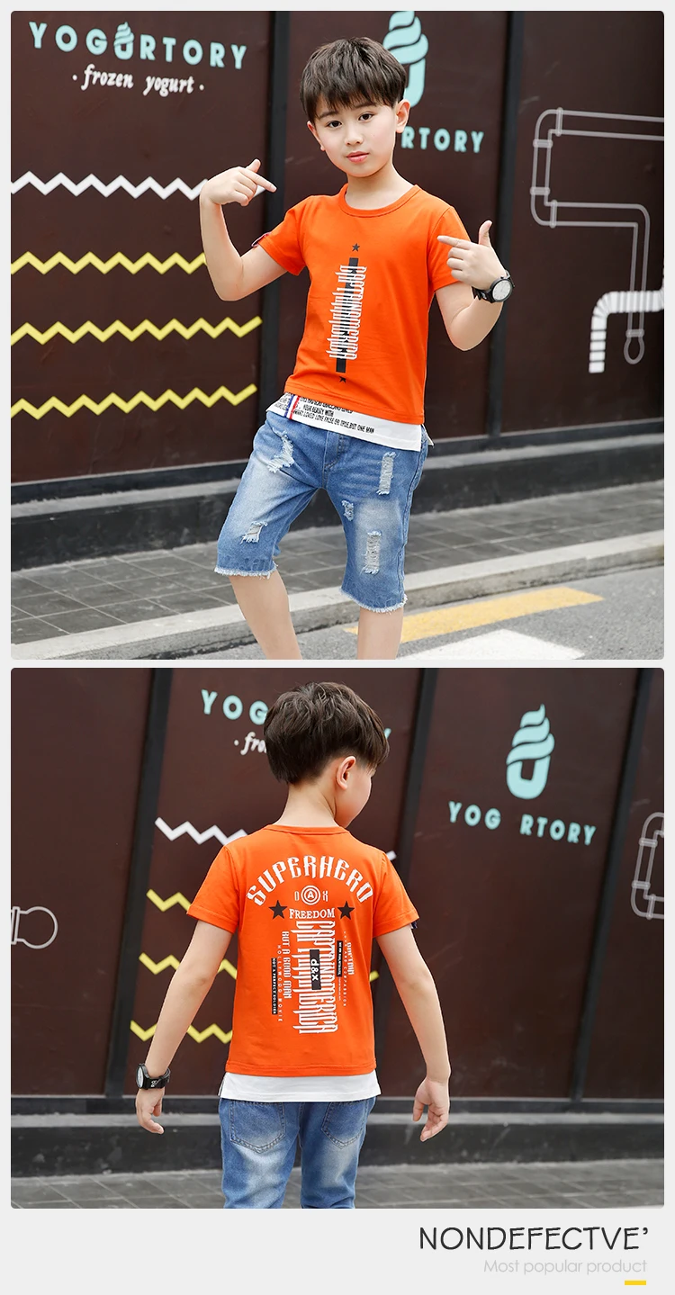 Boys Summer Clothing  Boy Clothes Short Outfits Two Piece Stylish Fashion Boys Casual Cool Clothes Wear For Kids Boys