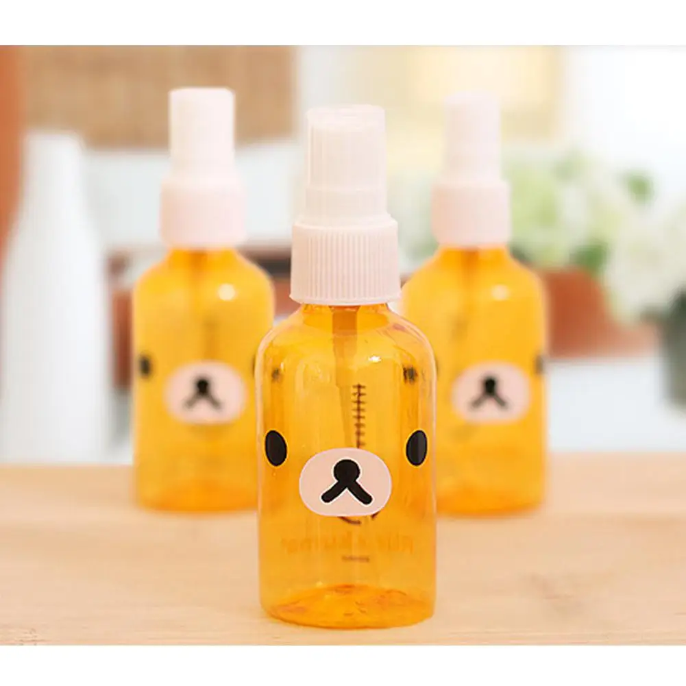 Kuulee 30ml/100ml Empty Spray Bottles Cartoon Mini Portable Refillable Bottle Cosmetic Hand Sanitizer Alcohol Dispenser Kuulee 30ml/100ml Empty Spray Bottles Cartoon Mini Portable Refillable Bottle Cosmetic Hand Sanitizer Alcohol Dispenser