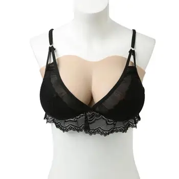 

Silicone Breast Forms Silicone Enhancer with Adjustable Back Velcro for Crossdresser Mastectomy 6th Generation Ajusen
