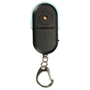 

Battery Operated ABS Locator Keychain Alarm Anti-lost LED Light Wireless Whistle Sound Portable Mini Key Finder