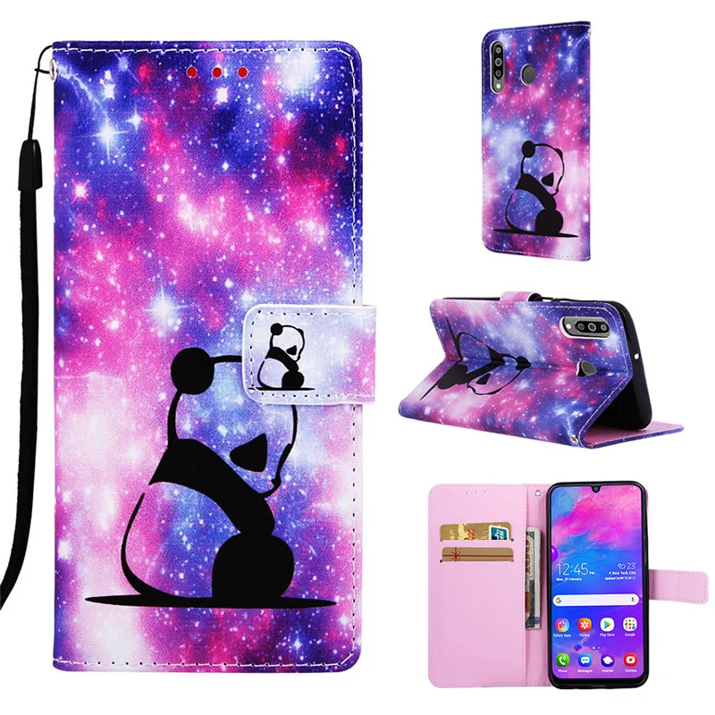 Wekays чехол для samsung A10e A20e A40s Мультфильм кожаный флип Fundas чехол для samsung Galaxy A10E A20E A40S чехол для телефона
