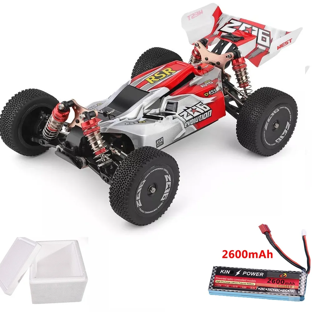 WLtoys 144001 1/14 2.4G 4WD High Speed Racing RC Car Vehicle Models 60km/h 7.4V 2600mAh Battery WLtoys 144001 1/14 2.4G 4WD High Speed Racing RC Car Vehicle Models 60km/h 7.4V 2600mAh Battery