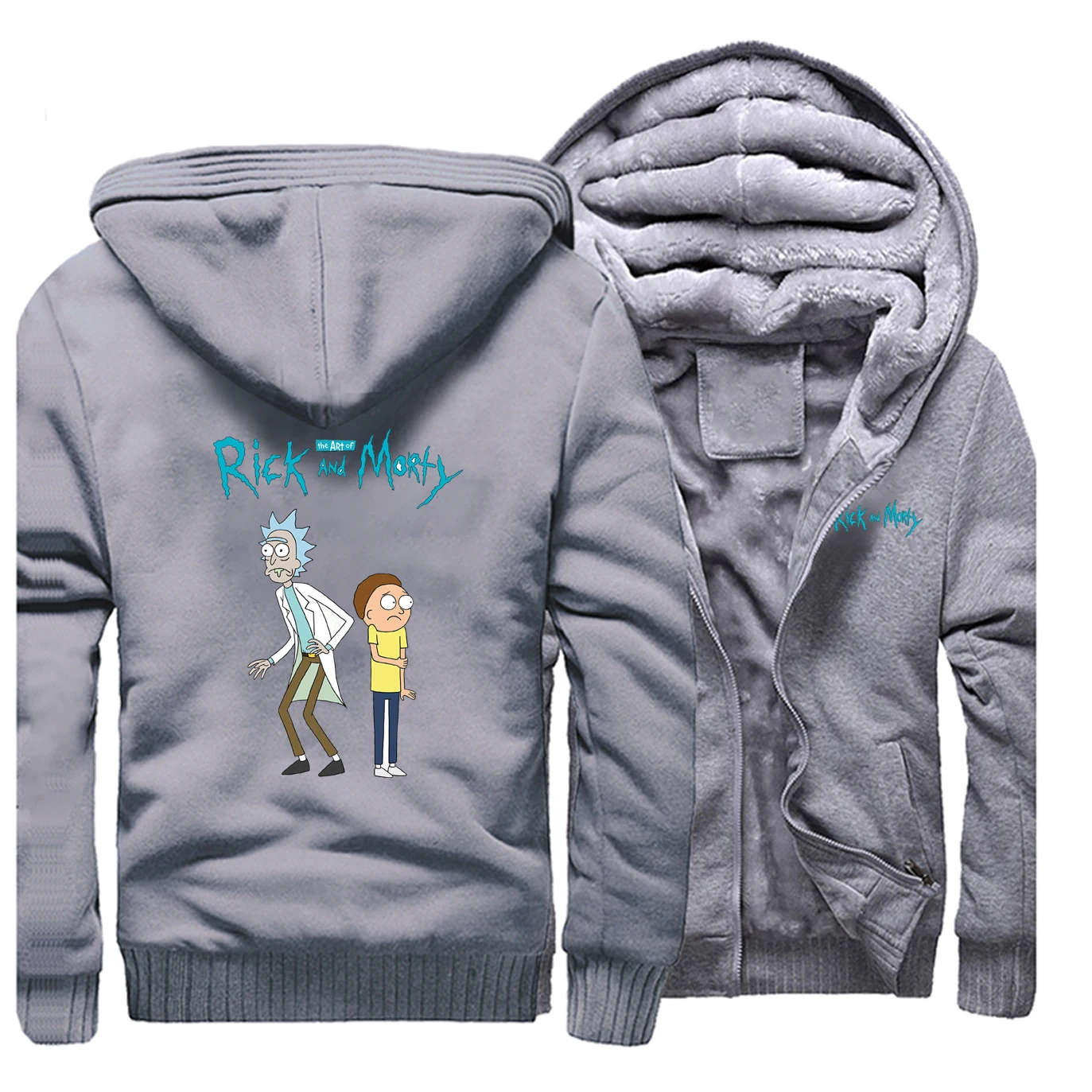 Rick and marty, мужские реглан, плотные толстовки, толстовка, Забавный аниме принт, пальто,, зимняя Флисовая теплая брендовая уличная одежда, мужская Толстовка