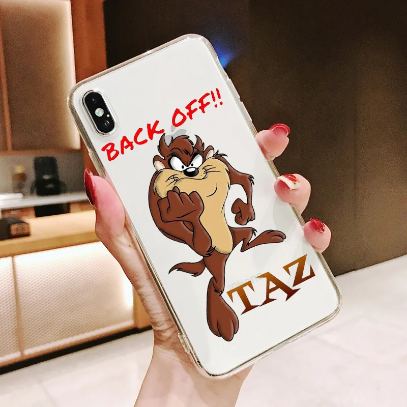 Багз Банни TweetyBird Даффи Дак веселые мелодии мягкий чехол для iPhone X 11Pro Макс XR X XSMAX 7 8, 6, 6 S, Plus, 5, 5S SE 10 Крышка - Цвет: TPU