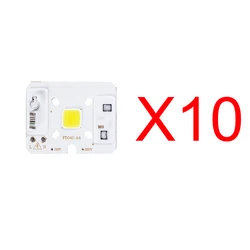 10PCS 220V LED chip 10W COB chip LED bulb smart IC without driver LED light for floodlight spotlight Diy lighting Lampara