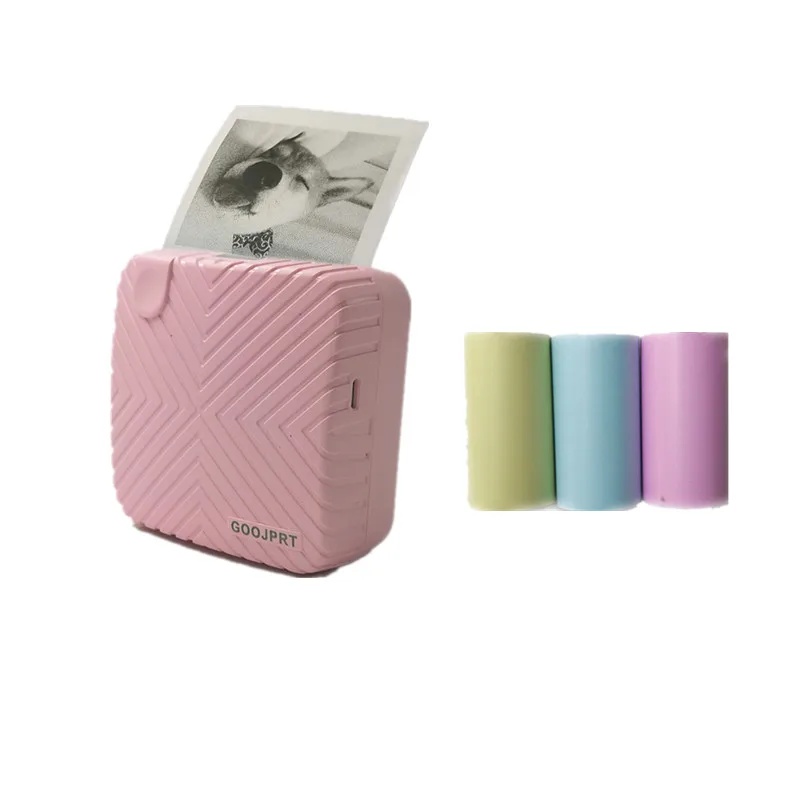 GOOJPRT A6 PeriPage Mini Portable Bluetooth Wireless Paper Photo Printer Pocket Thermal Printing USB Connection Impresoras Fotos |