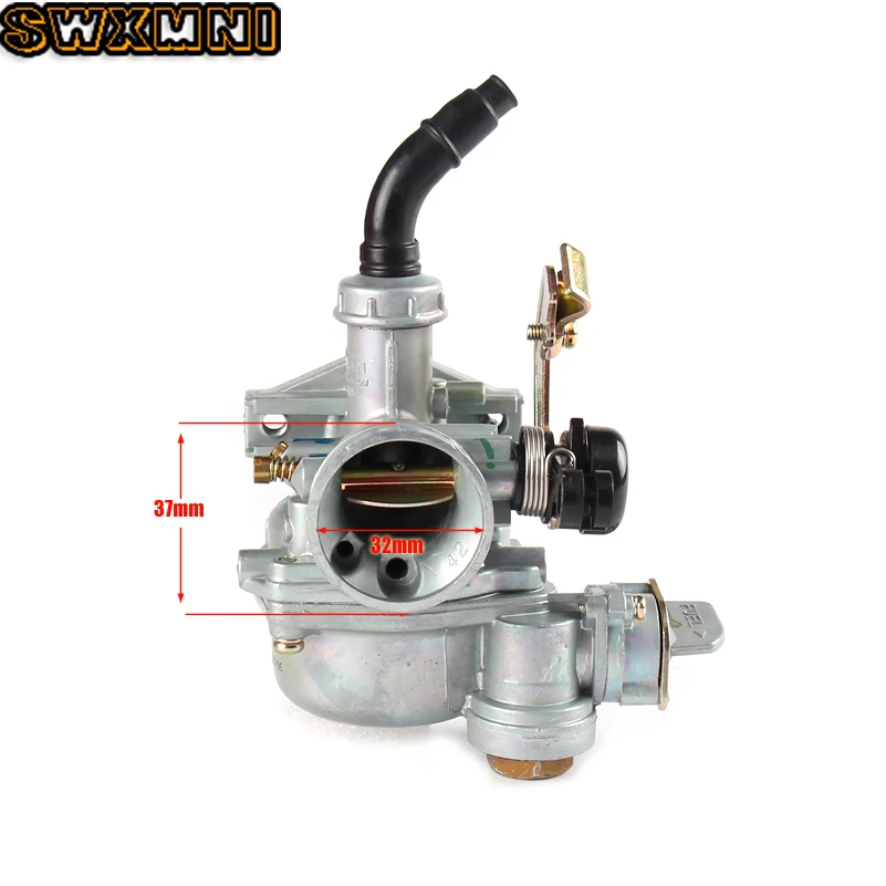 Мотоцикл PZ19 19 мм Carb Карбюратор для Keihi 50cc 70cc 90cc 110cc Quad вездеход Roketa SUNL Kazuma с переключателем топливного бака