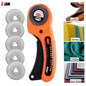 

Leather Cutting 45mm Rotary Cutter Leather Blades Fabric Cutter Circular Cutting DIY Patchwork Sewing Quilting Fit Olfa Cut Tool