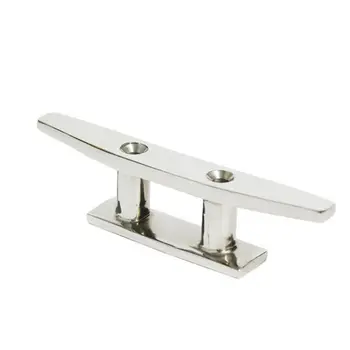 

316 Stainless Steel Boat Cleat Low Flat Cleat For Marine Boat Deck Rope Tie 4" 5" 6" 8" 10" Lock bolt Boat K1AF