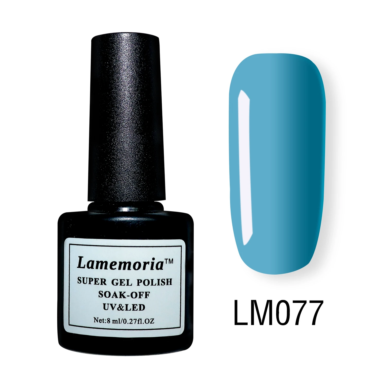 LM077 Lamemoria, 8 мл, Гель-лак для ногтей, гибридный, все для маникюра, 60 цветов, полуперманентный УФ лак для ногтей, Prime Gel Ongle Paznokcie - Цвет: LM077