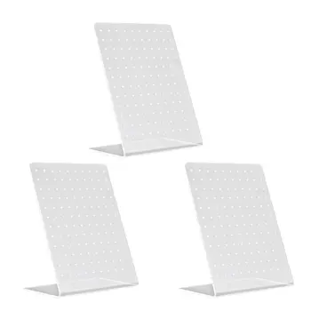 

3pcs/set Plexiglass Earrings Display Stand Convenient Jewelry Holder Show Case Tool Rack Organizer