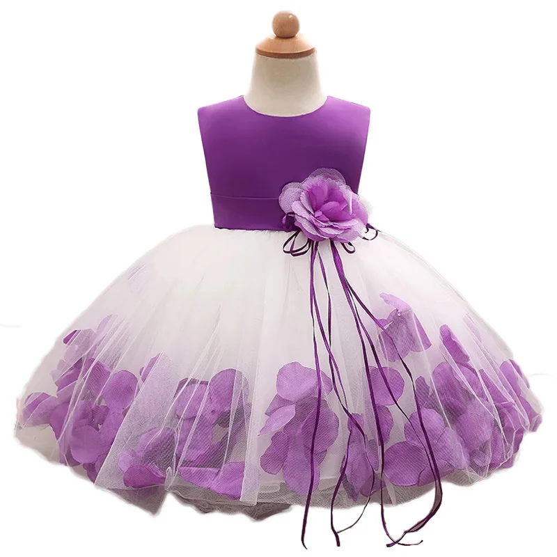 Праздничные платья для маленьких девочек одежда на 1 год день рождения свадьбу