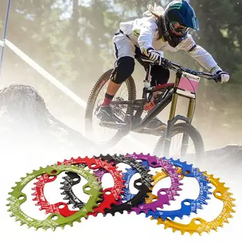 

Bicycle Round Narrow Wide Sprocket 32T / 34T / 36T / 38T 104BCD Sprocket Bicycle Bicycle Sprocket Drop shipping