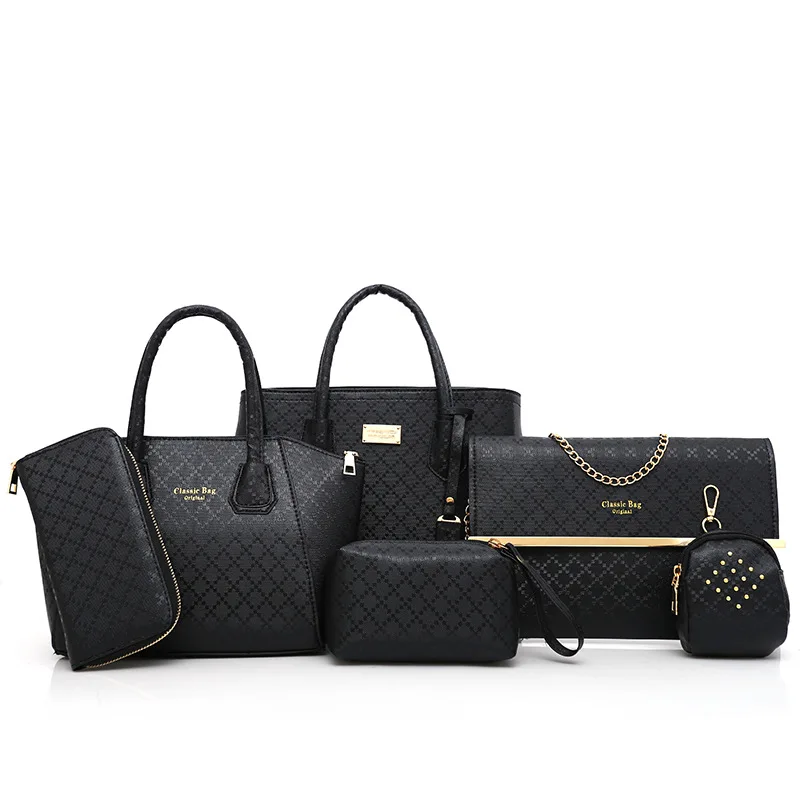 

WOMEN'S Bag 2019 New Style Fashion Fashion Simple Versatile Shoulder Handbag Korean-style Different Size Bags Six