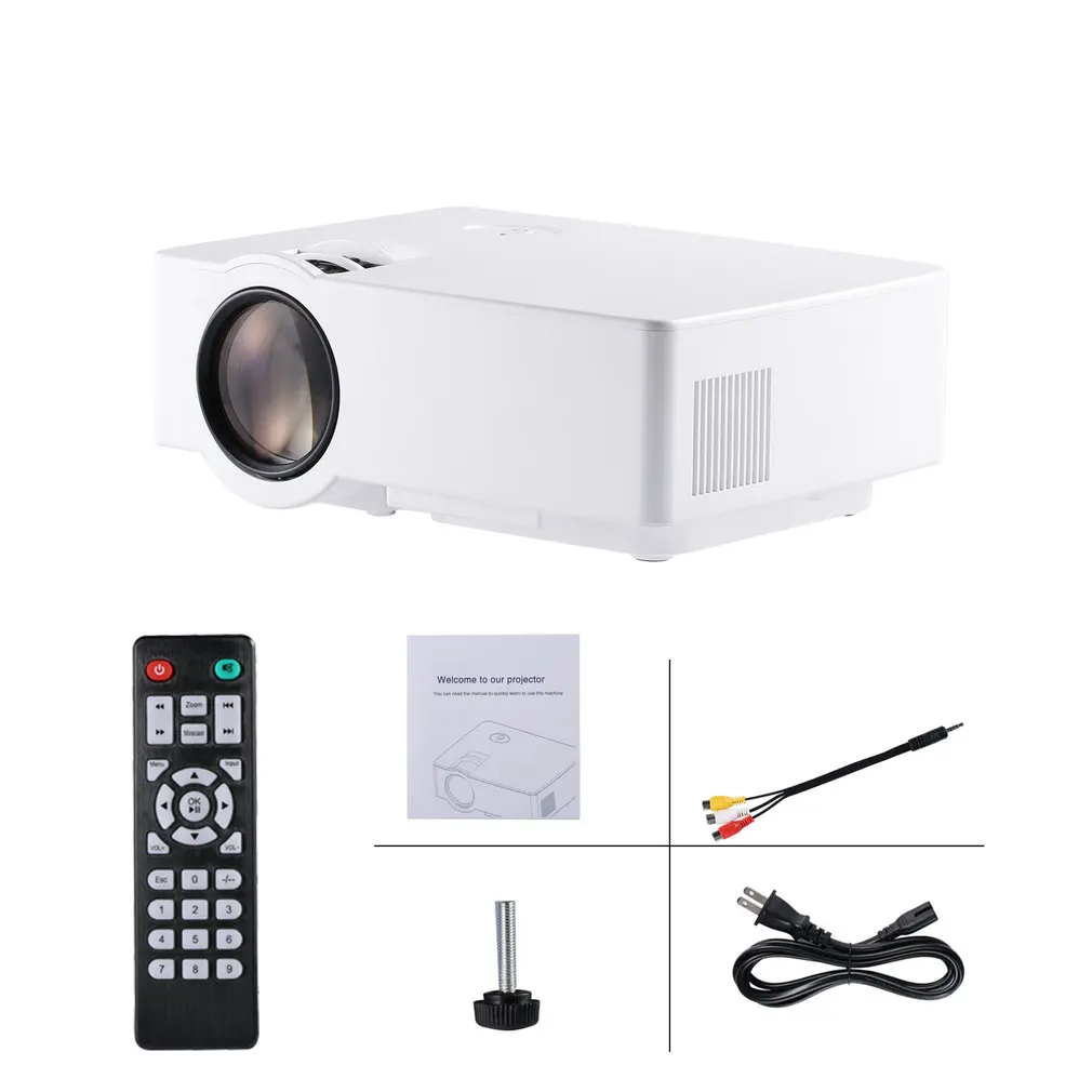 

LCD Mini 1080P HD Projector 1500 lumens 800 * 480 Regular Home Theater Japanese Compatible Mltifunction Interface