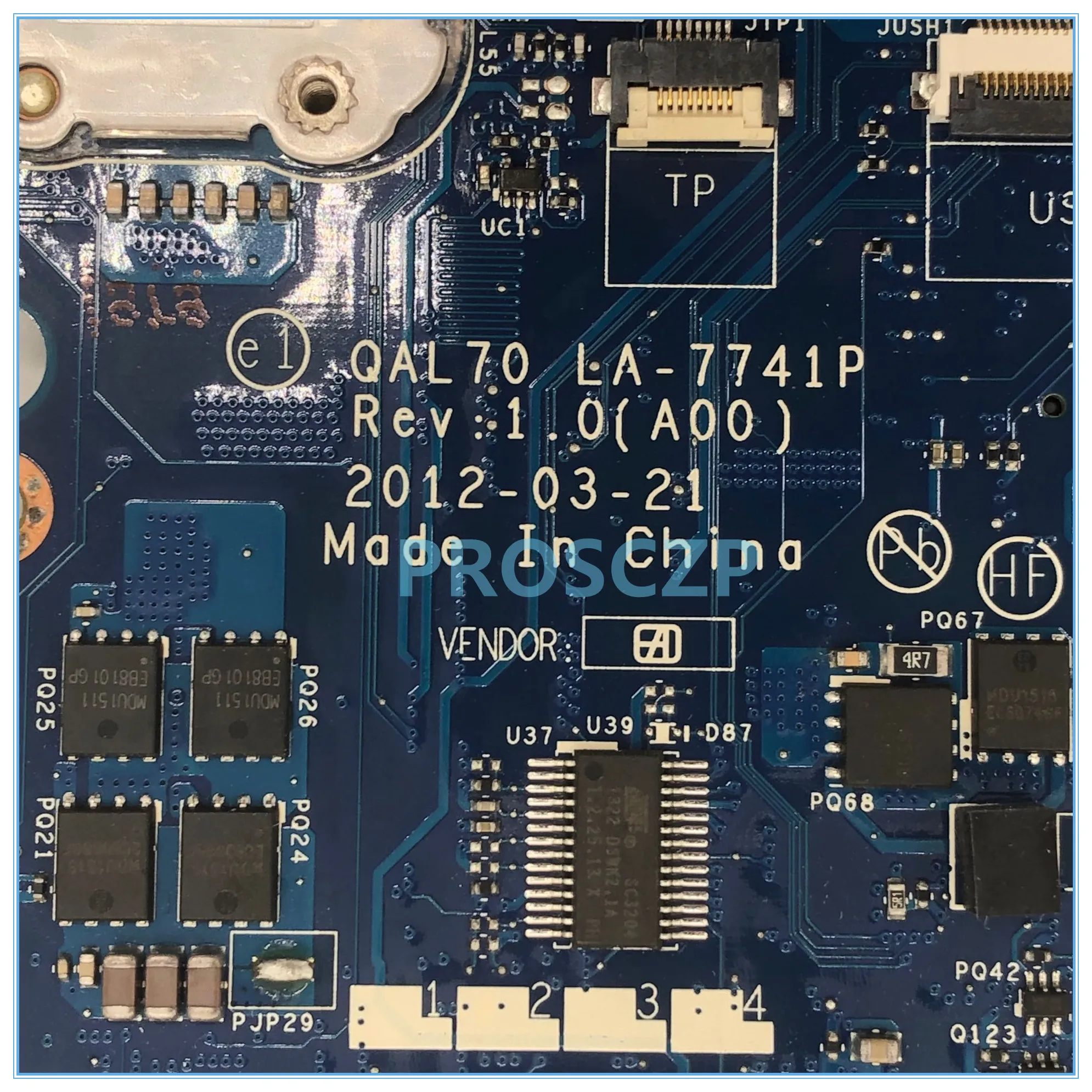 Высокое качество для E6330 Материнская плата ноутбука CN-0C28RH 0C28RH C28RH SR0XB I5-3340M QAL70 LA-7741P работает хорошо