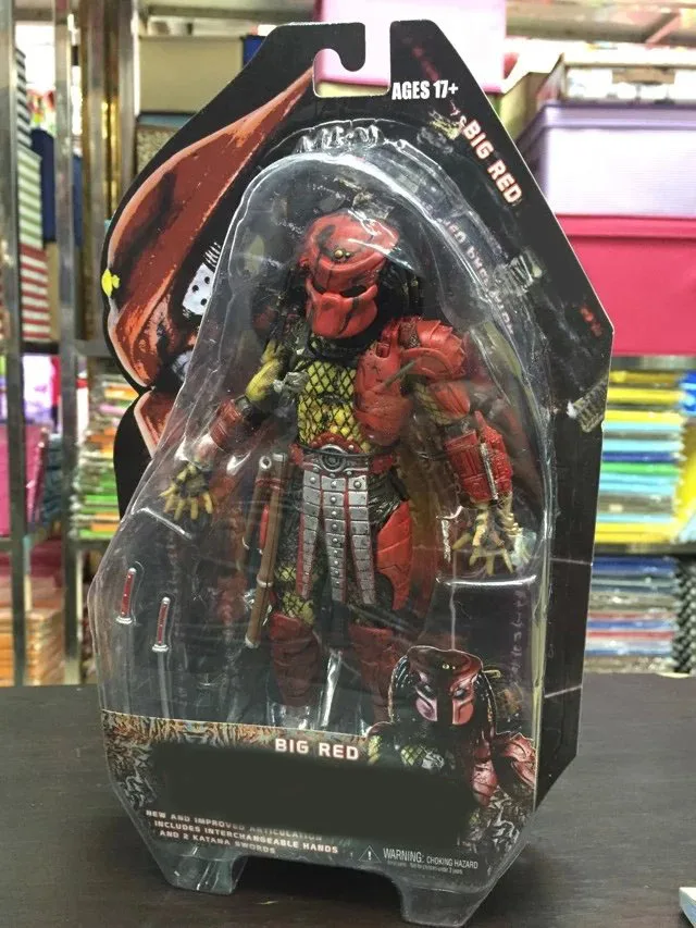 NECA City Hunter Big Red Falconer alien vs хищник, ПВХ фигурка Коллекционная модель игрушки 18 см KT1913