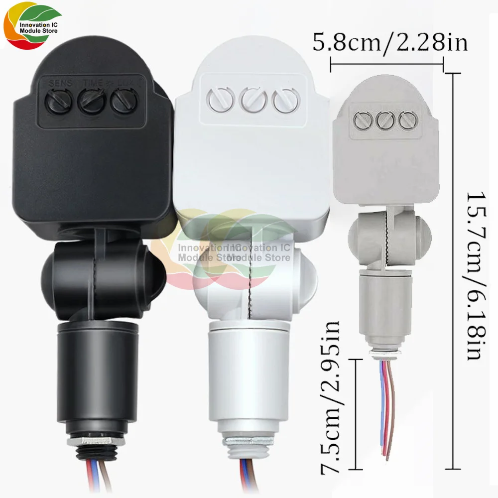 Enhanced Outdoor Infrared Motion Sensor Light Switch with Automatic Control