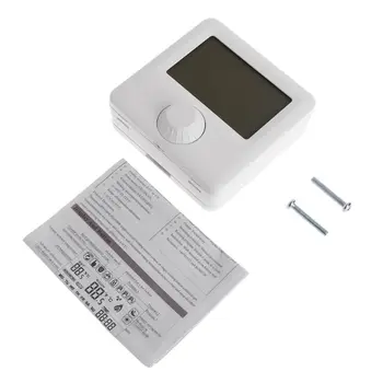 

LCD Display Wall-hung Gas Boiler Thermostat Weekly Programmable Room Heating Digital Temperature Controller Thermostat 40JE