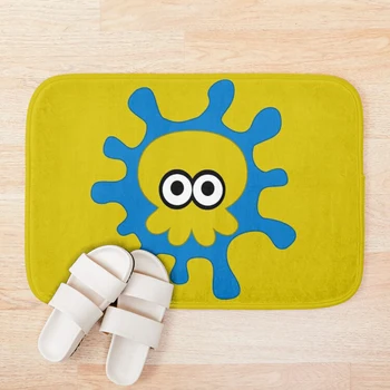 

Yellow Octoling on True Blue Ink Bath Mat Custom One Direction Doormat Home Decor Door mat Floor Mat Bath Mats foot pad