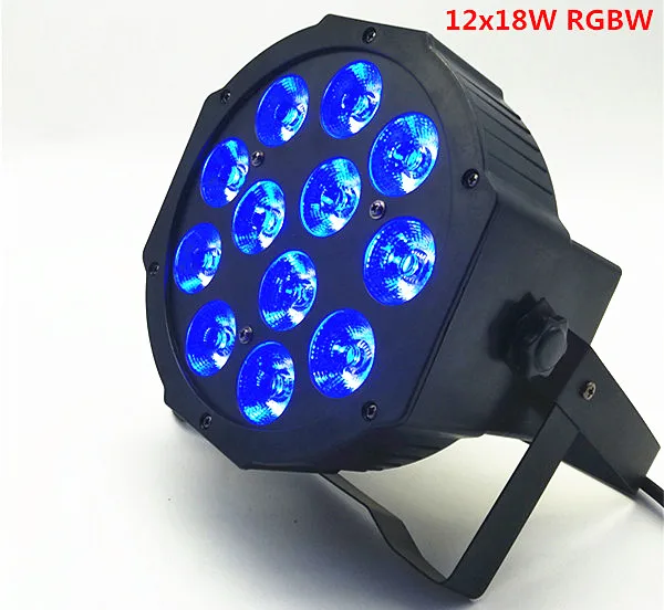 10 шт. 12x18 Вт RGBWA + UV LED Par свет 6в1 панель света DMX сценический диско цвет Вечеринка бар