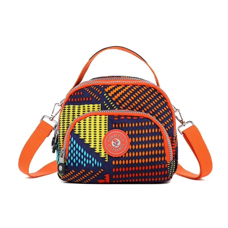 

New Women Bohemian Oxford Shoulder Bags High Quality Messenger Bag Color Print Fashion Ladies Tote Handbag