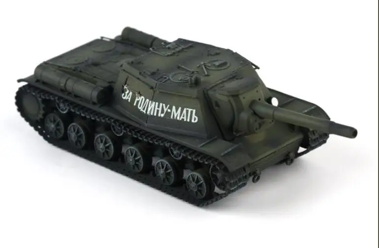 88 модель Второй мировой войны Советская su-152 SU152 самоходный танк с лозуном 1/72 Готовая модель танка