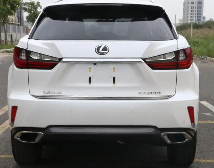 Отделка крышки задней двери автомобиля из нержавеющей стали для Lexus RX200T RX300 RX450H