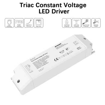 

AC220V-240V to DC 12V 24V Constant Voltage LED Triac PWM digital dimming Driver 40W 1 channel output for LED lighting