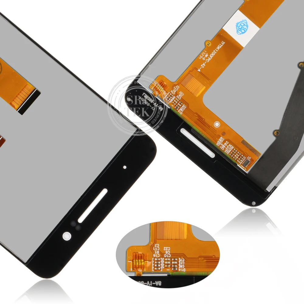 Srjtek экран для htc Desire 728 ЖК сенсорный дигитайзер Сенсорное стекло с рамкой в сборе 5,5 дюймов для htc Desire 728G Дисплей 728 Вт