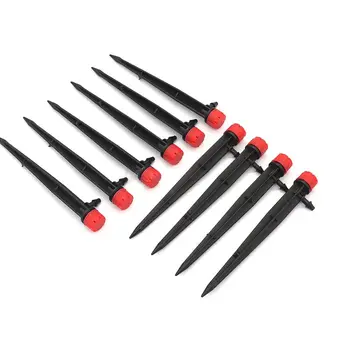 

10pcs Micro Bubbler Drip Irrigation Adjustable Sprinkler Spray Garden Plants Watering Nozzle 360 Degree Drippers Maintenance Equ